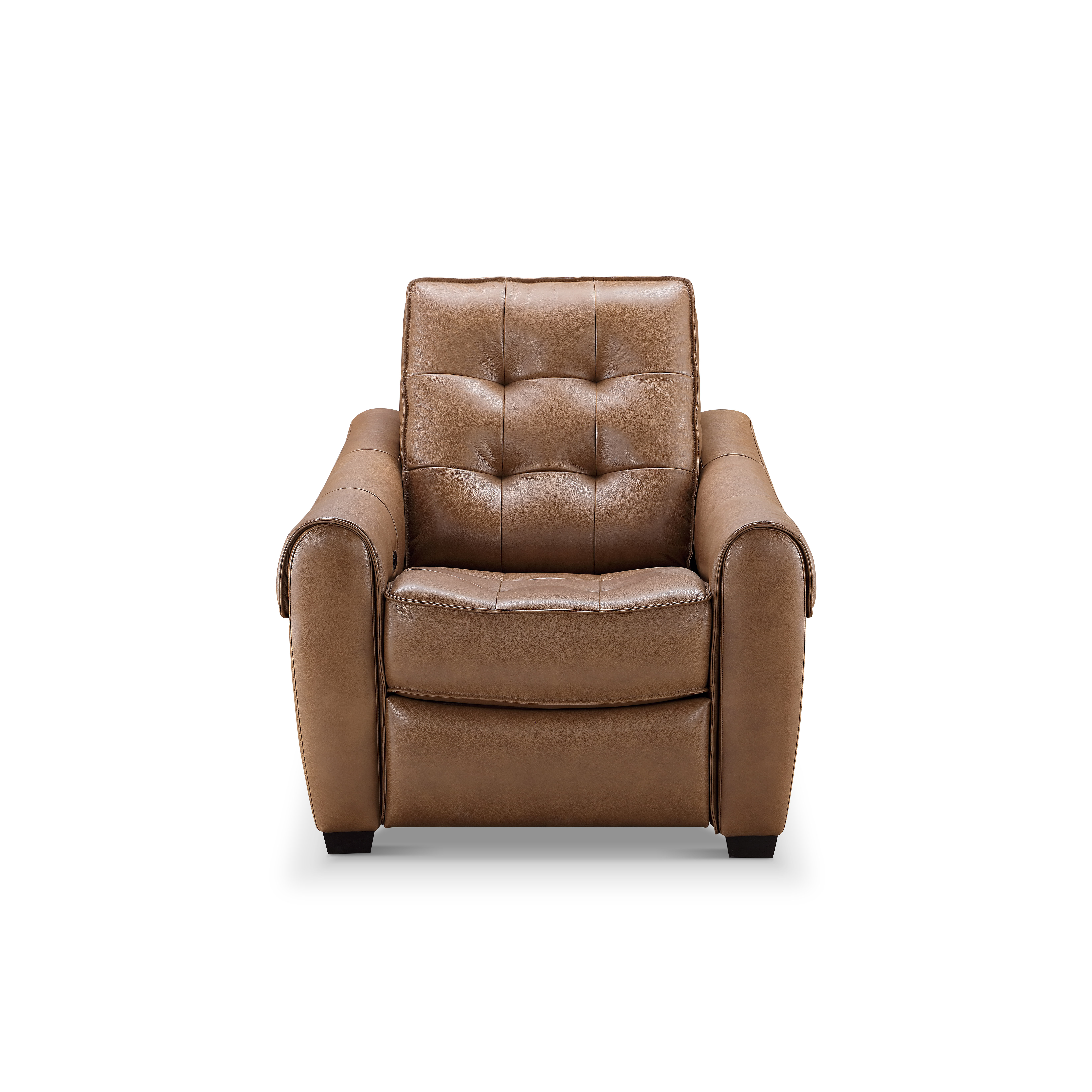Devon & Claire Elliot Leather Power Reclining Armchair, Camel