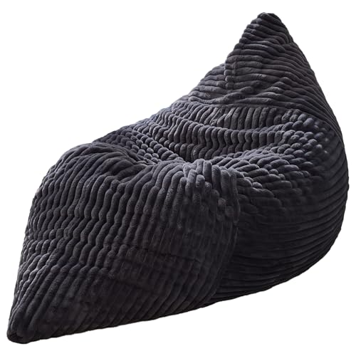 Hobestluk 3 in 1 Bean Bag Chair Giant Bean Bag Chairs Convertible Bean Bag Floor Cushion with Machine Washable Cover