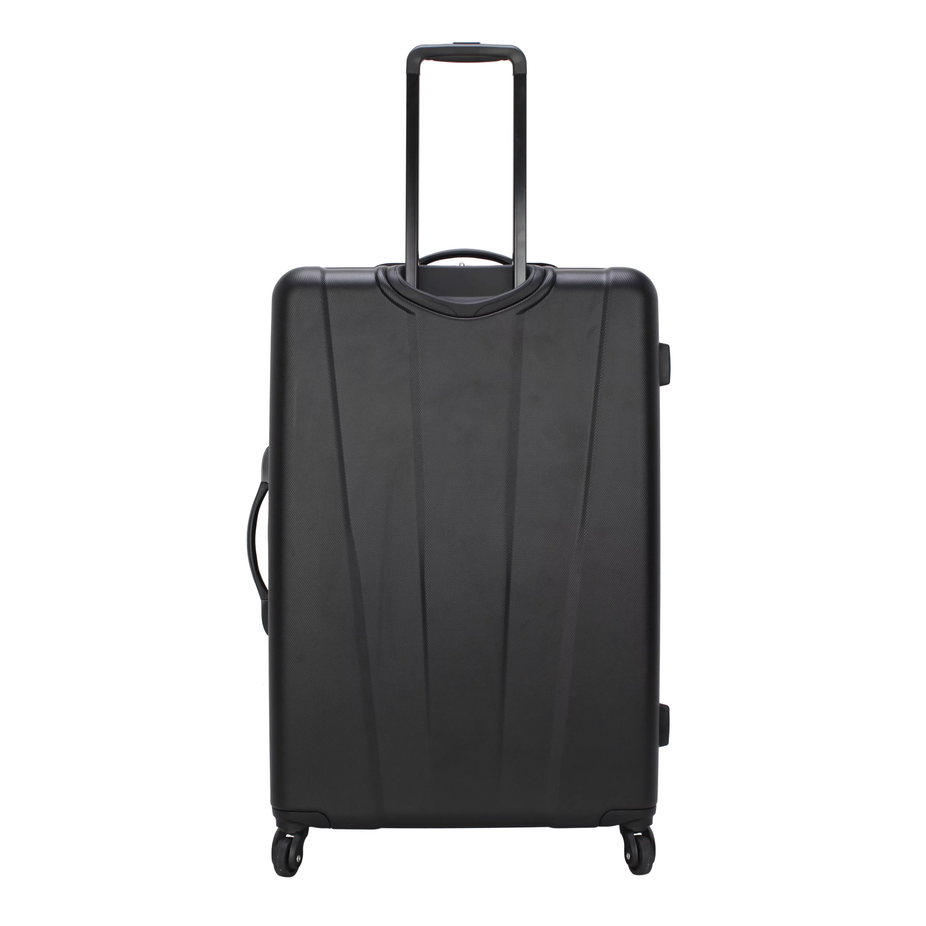 Protege 3 Piece Traveling Hardside Value Luggage Set, Black, 28" checked luggage, 20" carry-on luggage and 18" duffel