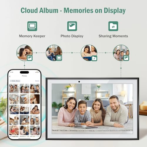 10.1 Inch WiFi Planner Smart Digital Calendar: Two - Way Sync with Phones, Chore Charts, Achievement Rewards, AI Meal Planning