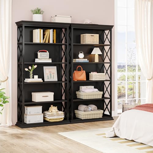 Tribesigns 6-Tier Bookcase, 71 Inches Industrial Bookshelves and Bookcases