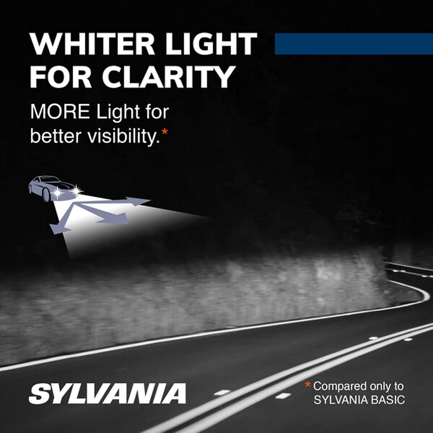 SYLVANIA - 9012 SilverStar - High Performance Halogen Headlight Bulb, High Beam, Low Beam and Fog Replacement Bulb