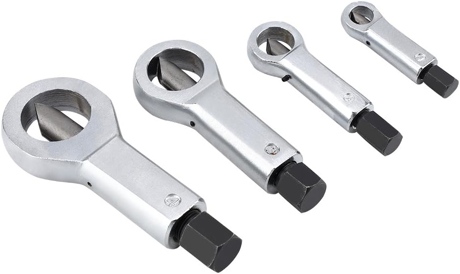 Heavy Duty Nut Splitter Broken Damaged Corroded Stuck Screw Nut Removal Splitting Tools(#5) Pack of 2