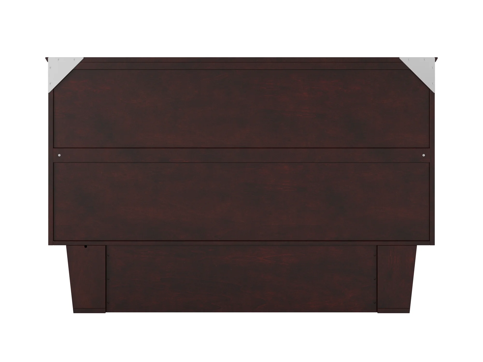 AFI Nantucket Queen Solid Wood Murphy Bed Chest with Mattress, Drawer & Charger in Espresso