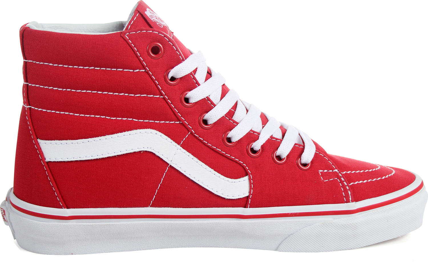 Vans Canvas Sk8-Hi (Red)