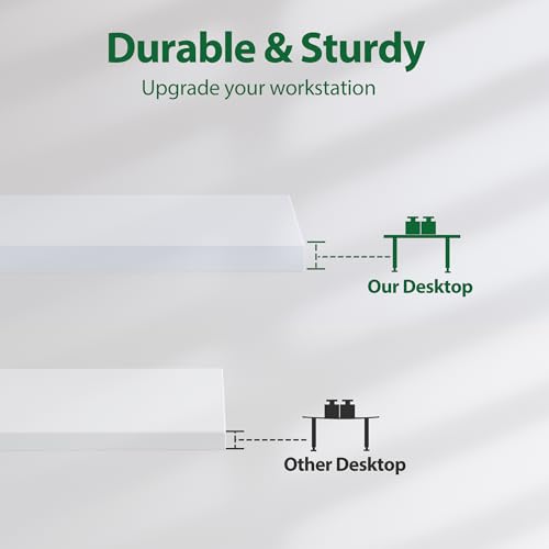 Agilestic L Shaped Electric Standing Desk with 2 Drawers, 63 Inch Ergonomic Adjustable Height Desk with Storage