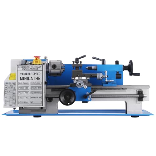 VEVOR Metal Lathe 7 x 12 Inch, Precision Mini Metal Lathe 2250 RPM 550W Variable Speed