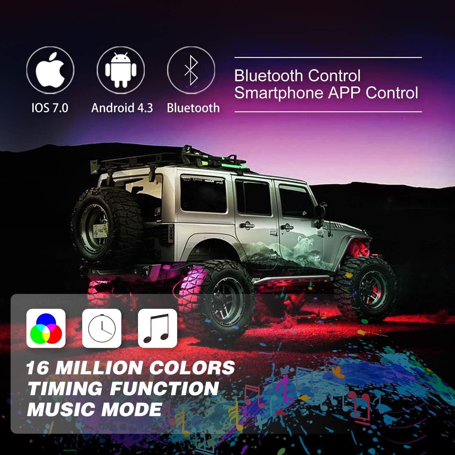 RGB LED Rock Lights