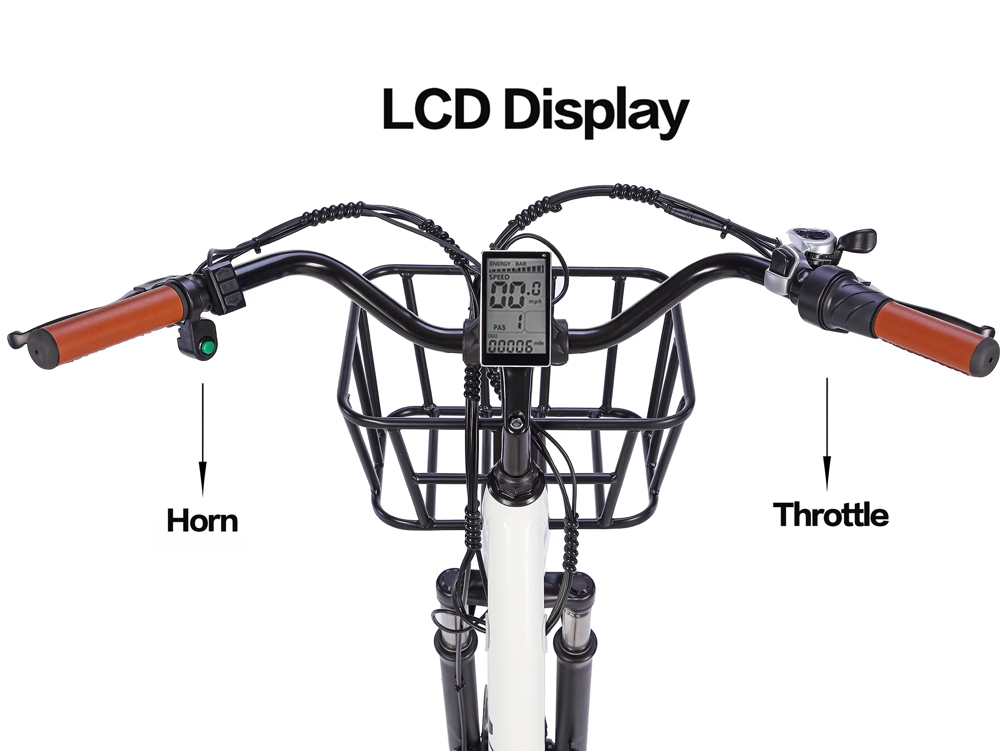 Narrak 350W 36V 10Ah 26" Step-Thru Electric Bicycle City E-Bike Mountain Bikes Up to 30 Miles Removable Battery
