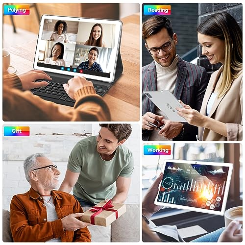 Latest Android 13 Tablet, Octa-Core Processor+128GB+16(8+8 Expand) GB, 10.1 inch Tablet with 8000mAh Battery, 1280x800 HD Screen, 5G WiFi