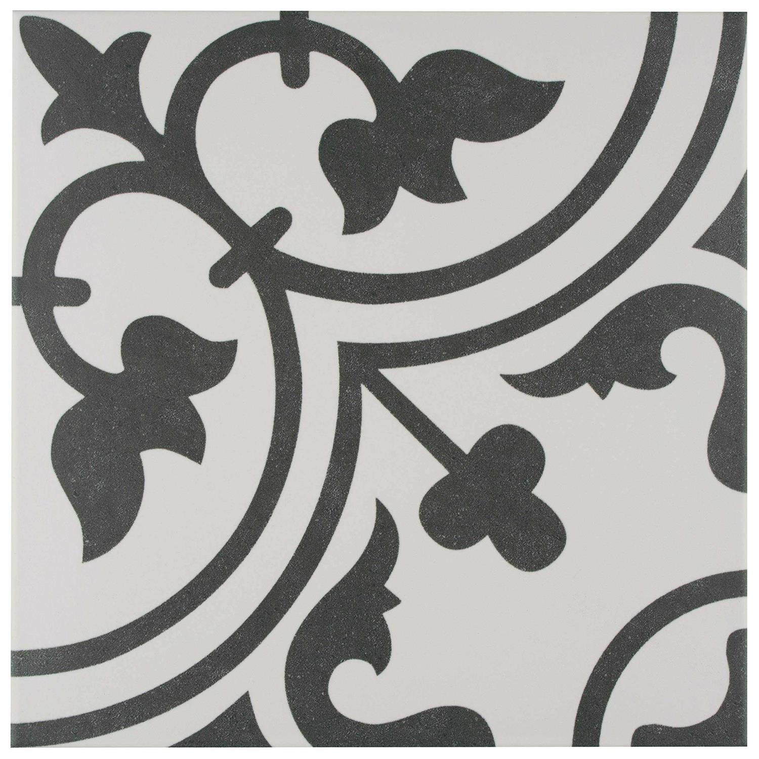 Merola Tile Arte 9-3/4 in. x 9-3/4 in. Porcelain Floor and Wall Tile