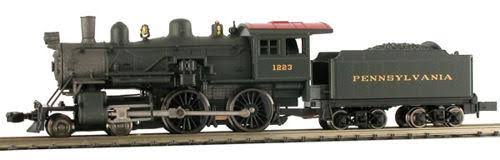 Model Power MDP87631 N Scale Pennsylvania 4-4-0 American Model Train Steam Locomotive