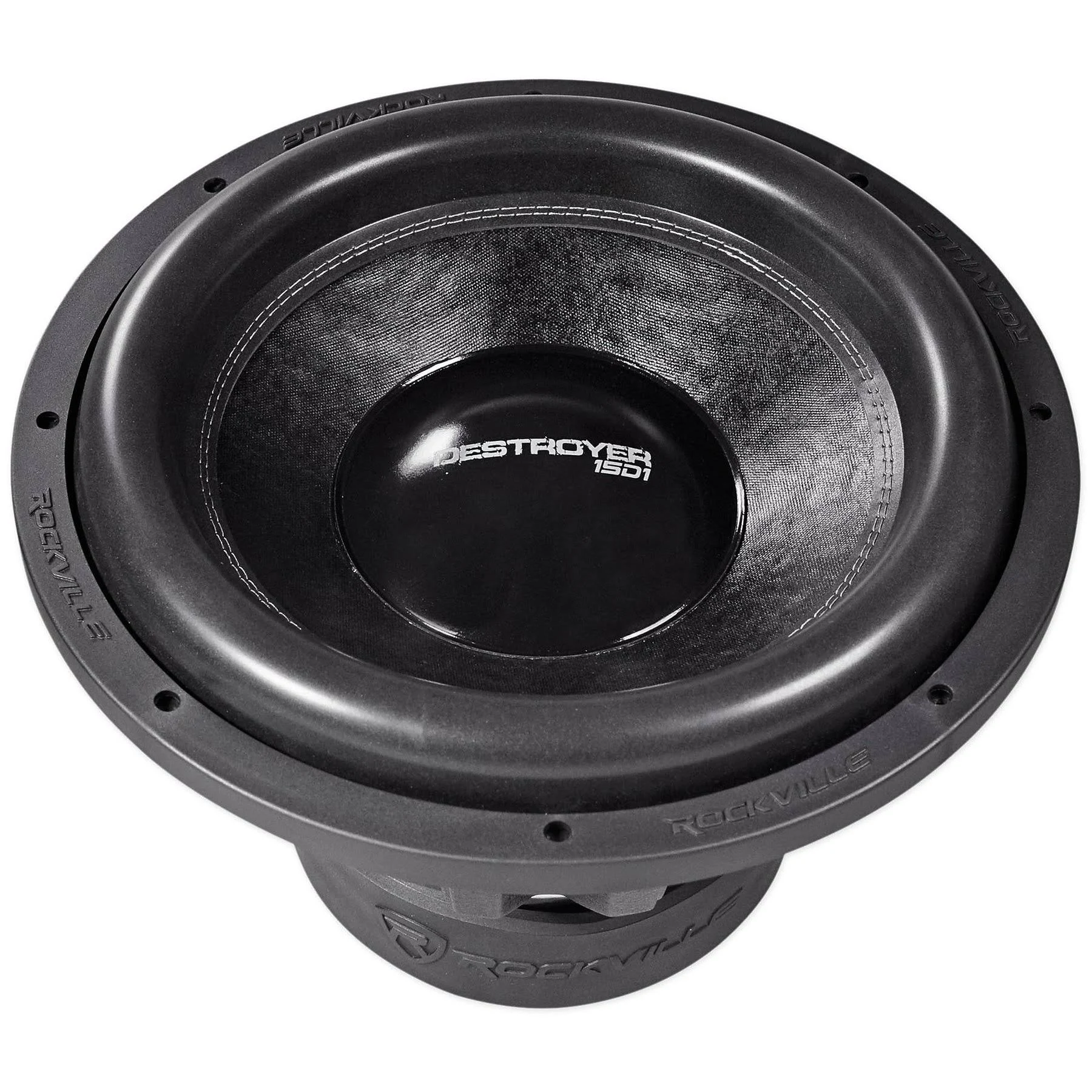 Rockville Destroyer 15D1 15x22 Competition Car Audio Subwoofer w/USA Voice Coils!