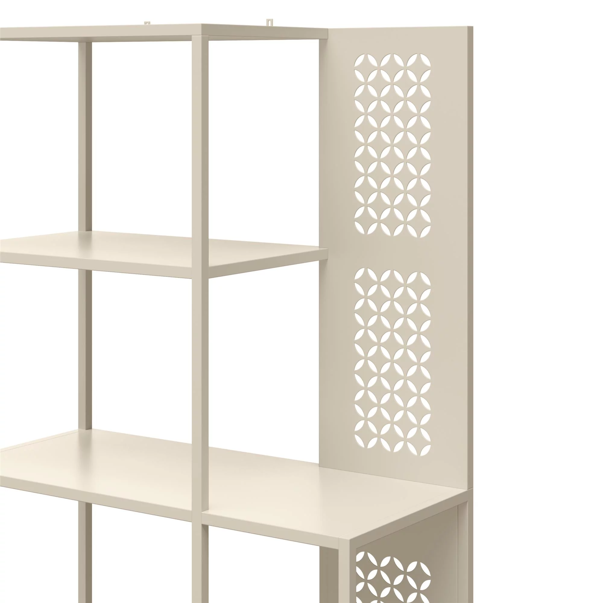 Mr. Kate Annie Metal Bookcase, Parchment