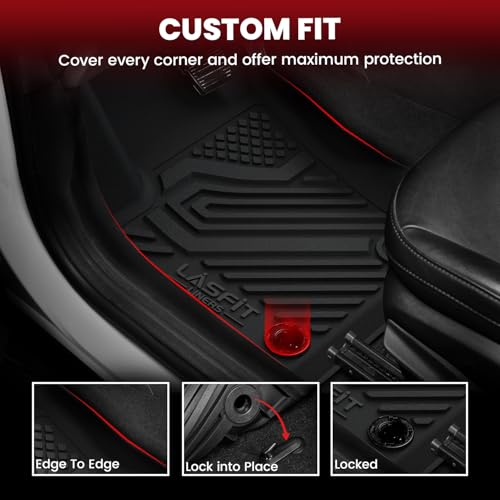 LASFIT Floor Mats & Trunk Mat for Jeep Grand Cherokee 2022-2025 5-Seat (Include 4xe, NOT for L)
