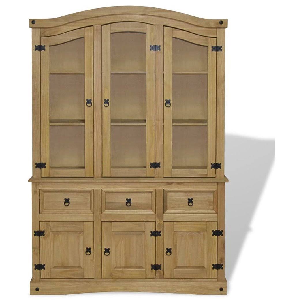 vidaXL Buffet u0026 Hutch Mexican Pine Corona Range
