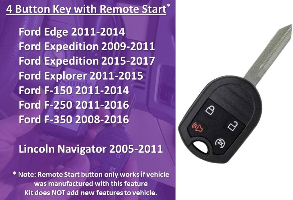 Simple Key Programmer Bundle with Key(s) & Cable - Designed for Ford, Lincoln, Mercury, Mazda Vehicles: Program Key Yourself (2 Keys