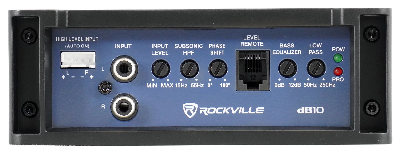 Rockville SK58 PACKAGE 8" 800w Loaded K5 Car Subwoofer Enclosure+DB10 Amplifier