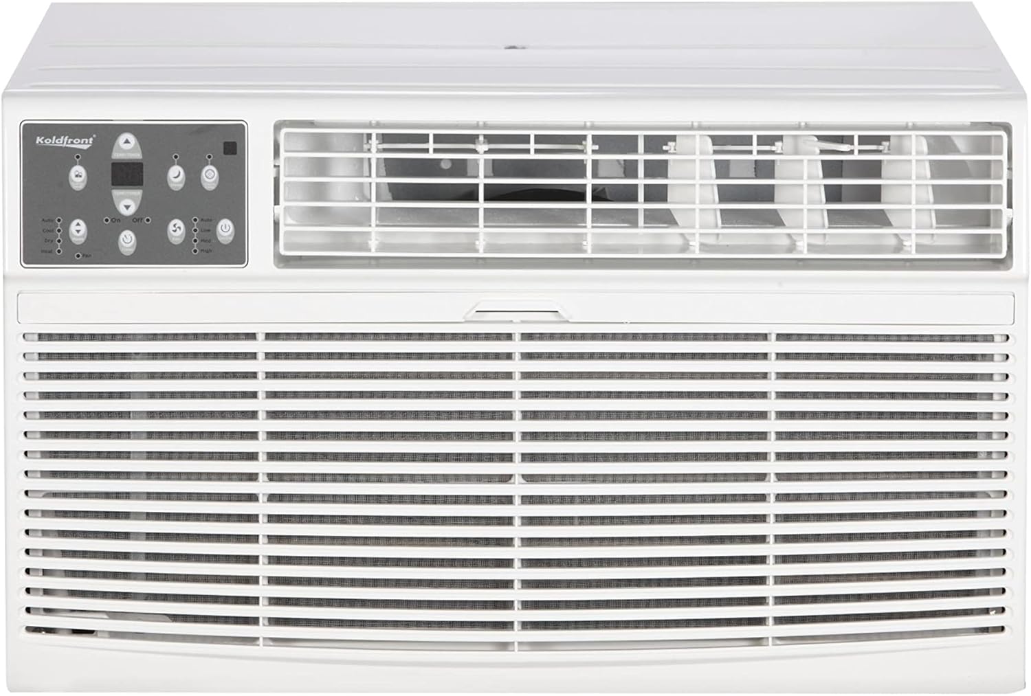 Koldfront WTC14001W 14000 BTU 208/230V Through the Wall Air Conditioner with 10600 BTU Heater with Remote