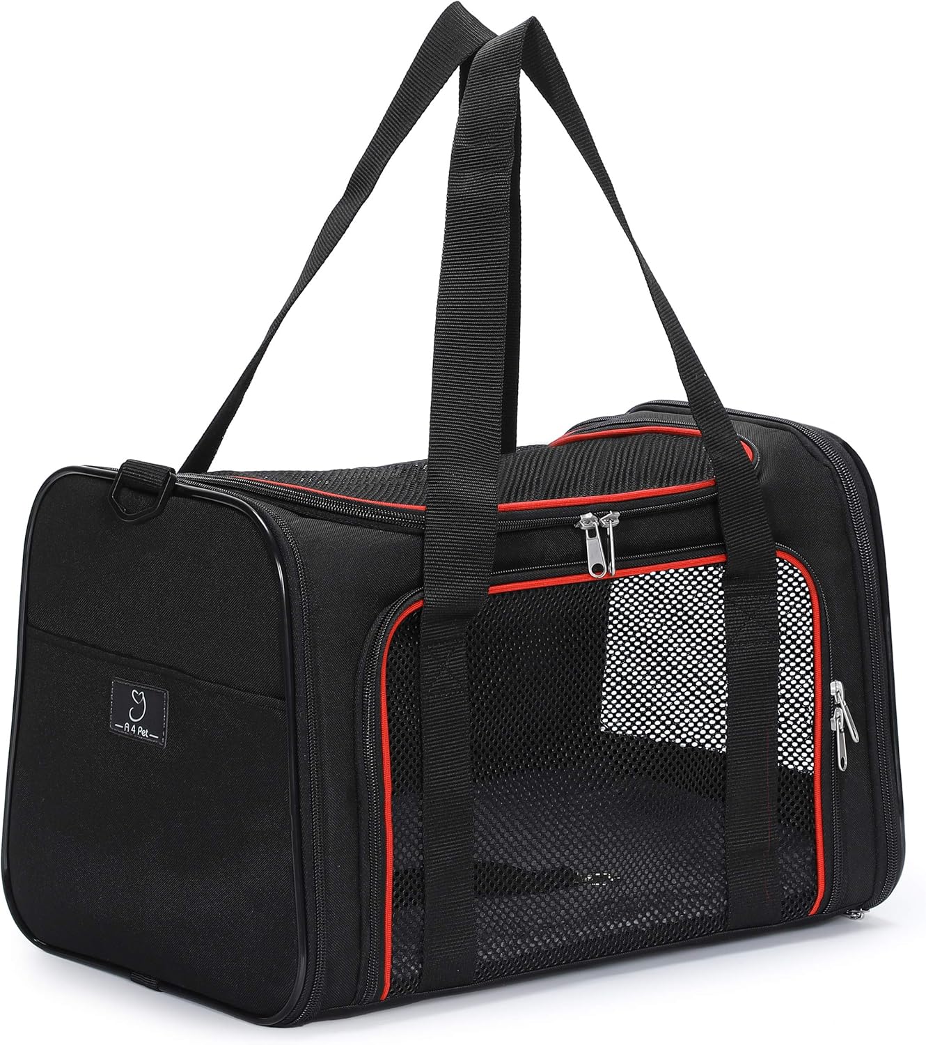 A4Pet Airline Approved Cat Carrier Dog Carriers,Removable Soft-Sided Portable Pet Travel Washable Carrier for Kittens,Puppies,Rabbit,Hamsters