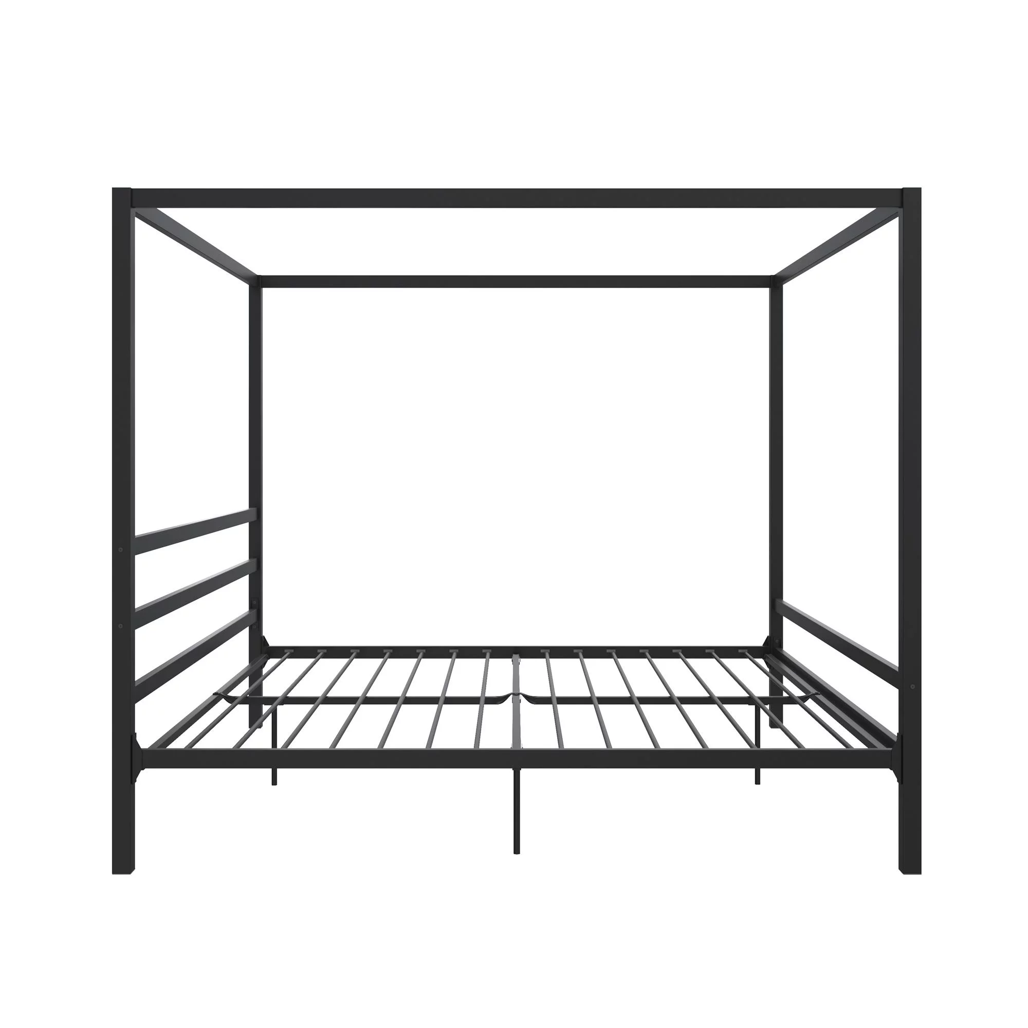 DHP Modern Metal Canopy Platform Bed Frame, King, Black