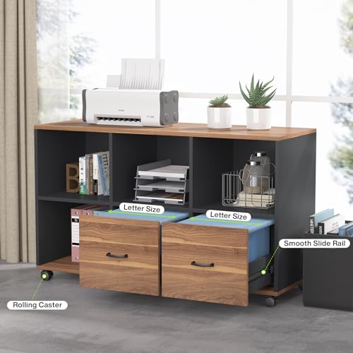 Tribesigns 63 inches Executive Desk and 47" lateral File Cabinet