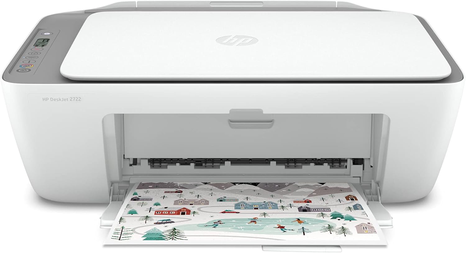 HP DeskJet 27 22 Instant Ink Ready Wireless Bluetooth A4 Color Inkjet All-in-One Printer for Home Office, White - Print Scan Copy - 1200 x 1200 dpi