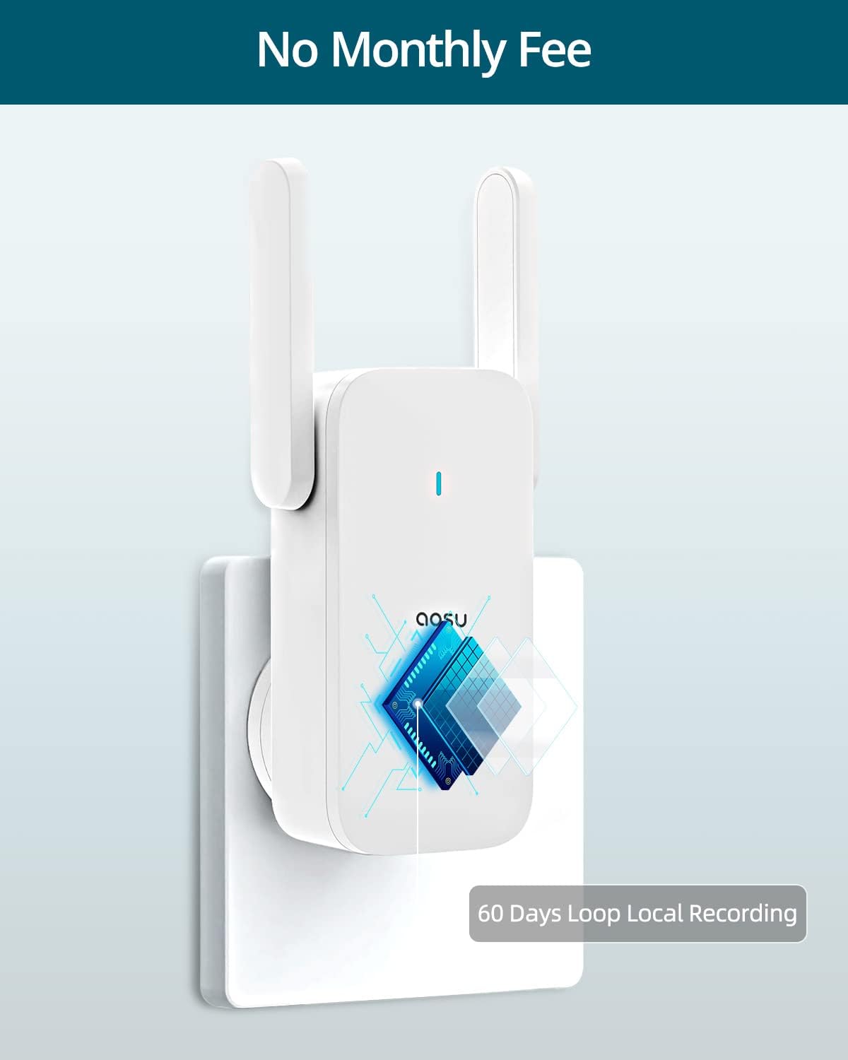 Doorbell Camera Wireless, aosu 5MP Ultra HD, No Monthly Fee, 3D Motion Detection Video Doorbell with Homebase, Enhanced (2.4/5 GHz) WiFi
