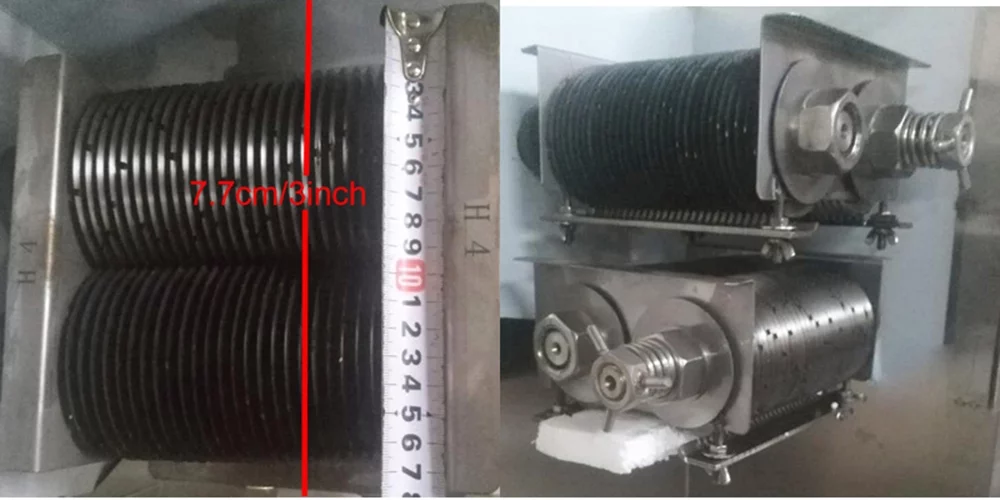 PreAsion Shredded Meat Cutting Machine Commercial Double Motor Slicer 4mm Blade Qsj-A Processing capacity:500kg/h