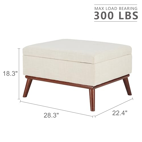Tbfit L Shaped Couch Sofa, 80" W Mid-Century Modern Sectional Couches, 3 Seater Sofas with Wide Chaise Lounge & Two Pillows