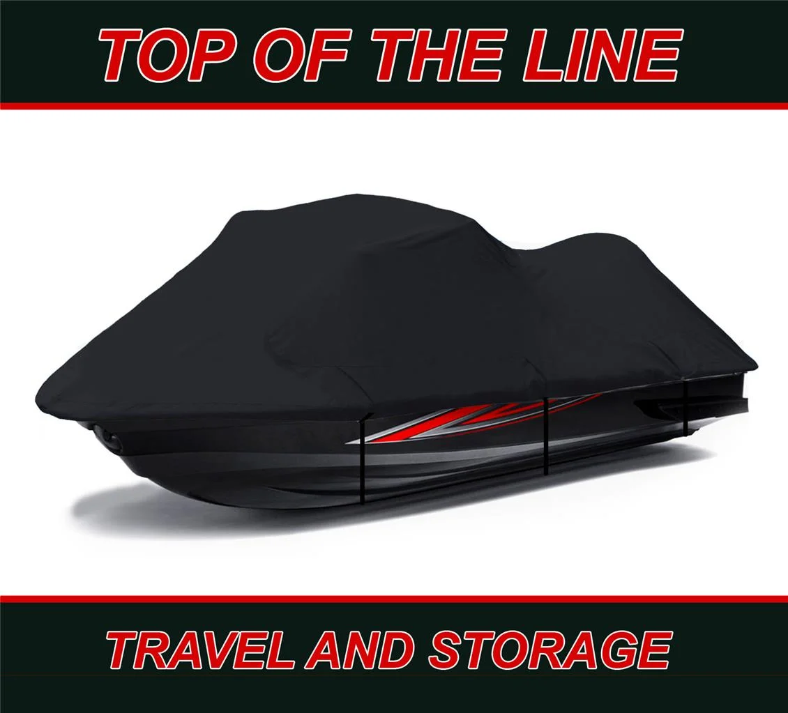 BLACK Jet Ski PWC Watercraft Cover Compatible for Polaris SLX 1995 1996 1997 1998 1999 2000 2001 TOP OF THE LINE 1-2 Seater