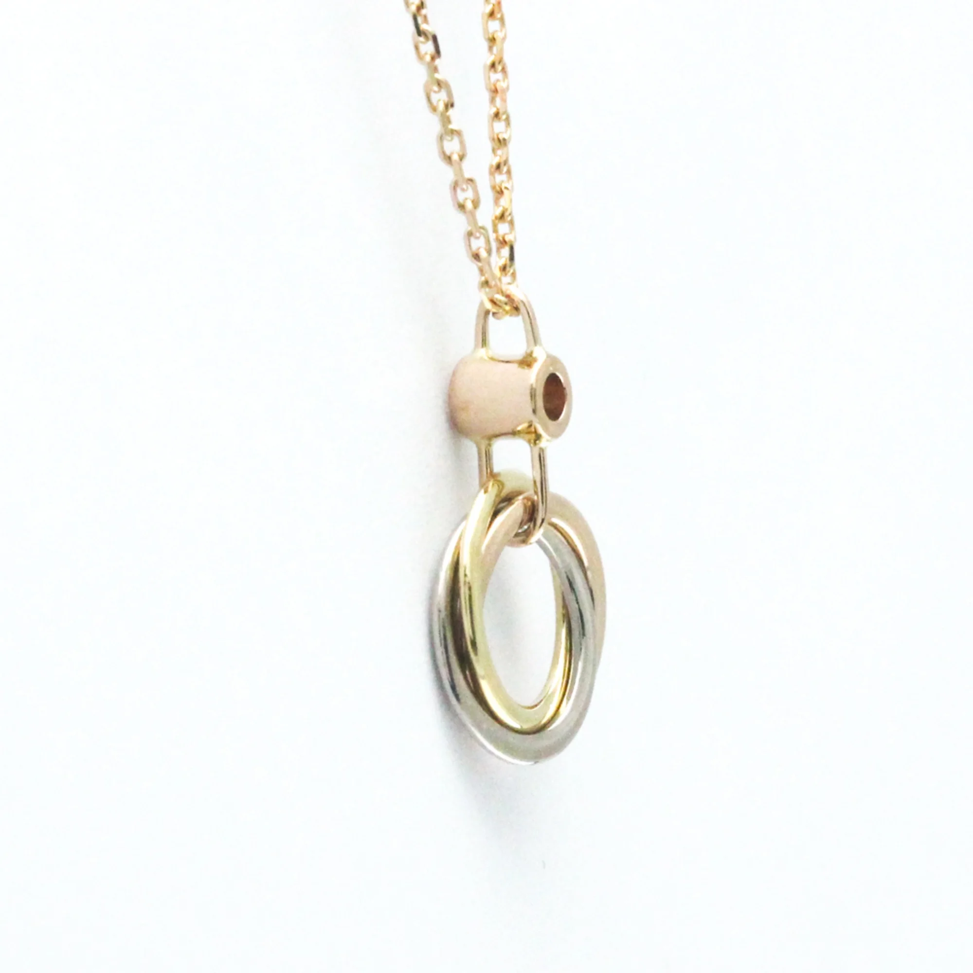 Pre-Owned Cartier Trinity De Cartier B7223500 Pink Gold (18K),White Gold (18K),Yellow Gold (18K) Diamond Men