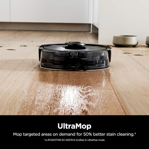 Shark Matrix Plus 2 in1 Robot Vacuum & Mop with Sonic Mopping, Matrix Clean, Home Mapping, HEPA Bagless Self Empty Base, CleanEdge, for Pet Hair