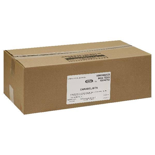 Kraft Premium Caramel Bits - 25 lb. Box 1 per Case