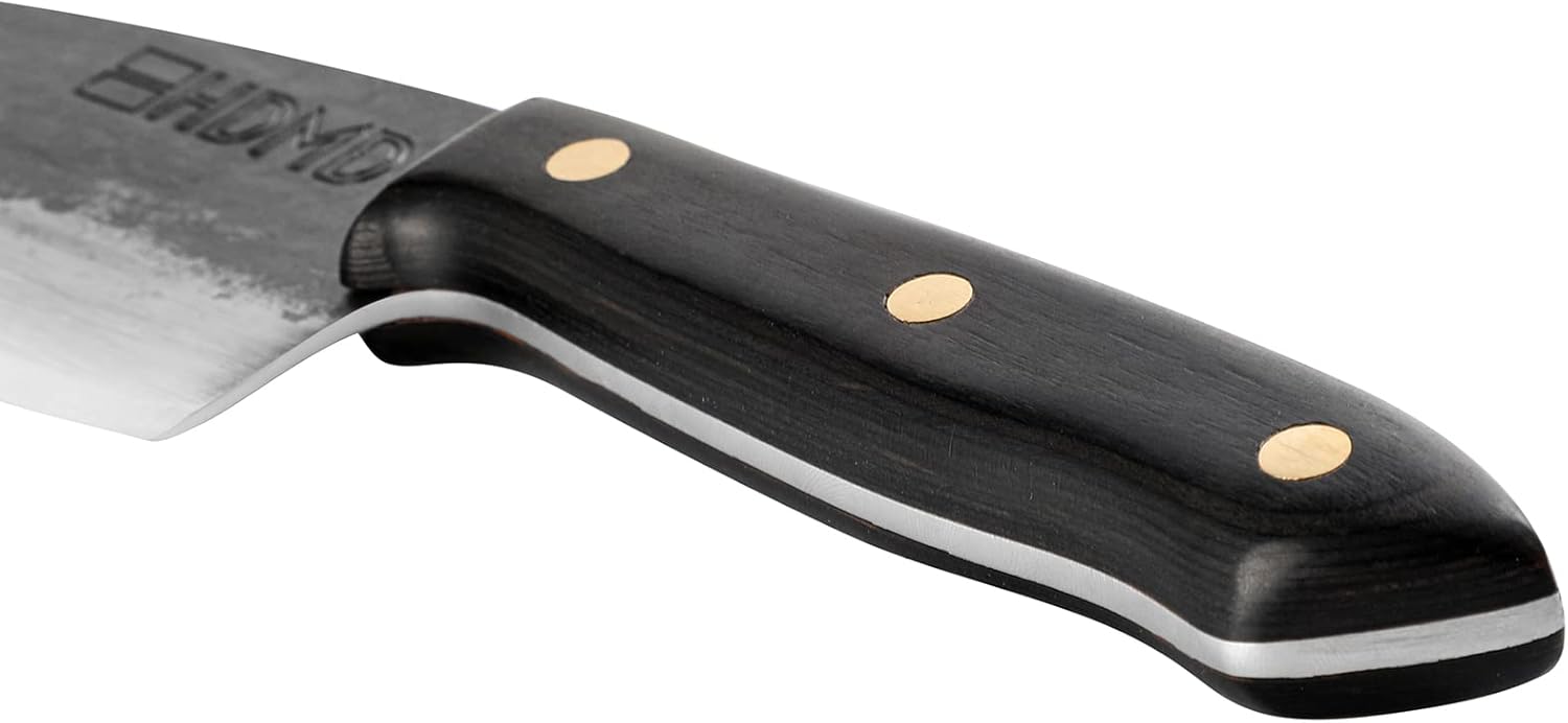 Serbian Chefs Knife Carbon Steel Butcher Knife For Meat Cutting