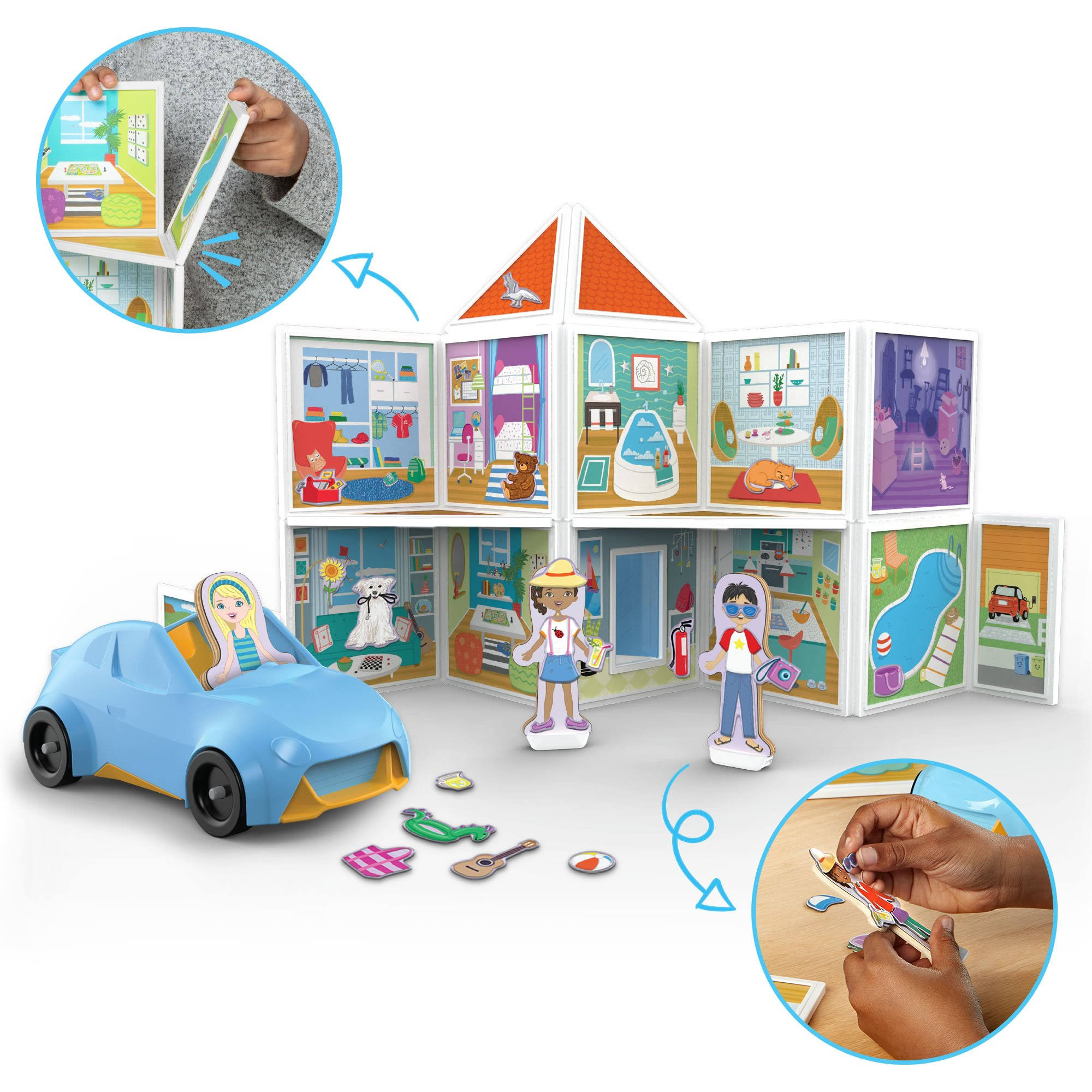 Melissa u0026 Doug - MAGNETivity Magnetic Building Play Set - Our House
