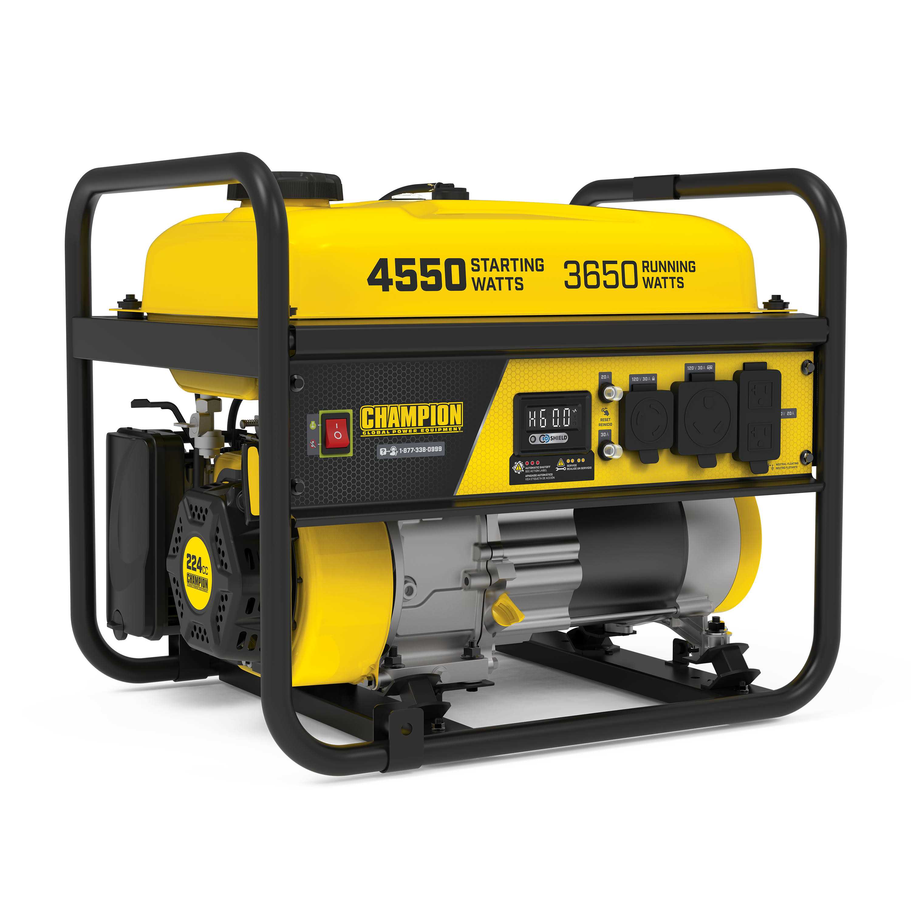 Champion Power Equipment with CO Shield 3650-Watt Single Fuel Portable Generator 201119