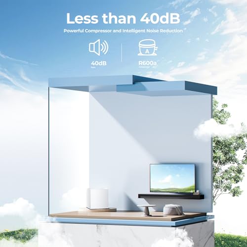 3.0 Cu.ft Upright Freezer, Small Mini Freezer with Adjustable Thermostat, Removable Shelves, Reversible Single Door, for Bedroom/Home/Dorms/Apartment