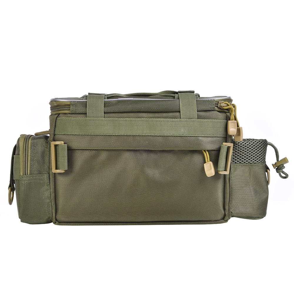 LEO Multifunctional Fishing Tackle Bag Outdoor Sports Single Shoulder Bag Crossbody Bag Waist Pack Fishing Lures Tackle Gear Utility Storage Bag