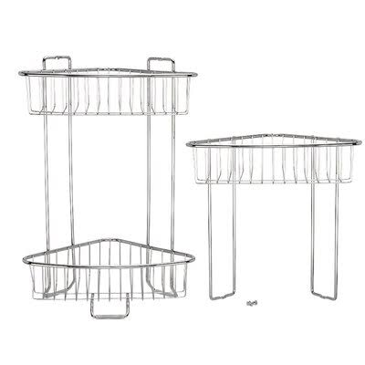 Adamson Rust Proof Stainless Steel Shower Floor Caddy Rebrilliant