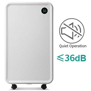 3,000 Sq.Ft Dehumidifier for Basement Bathroom Kitchen and Home Gym, 30 Pint Dehumidifier with 68oz Water Tank and Drain Hose