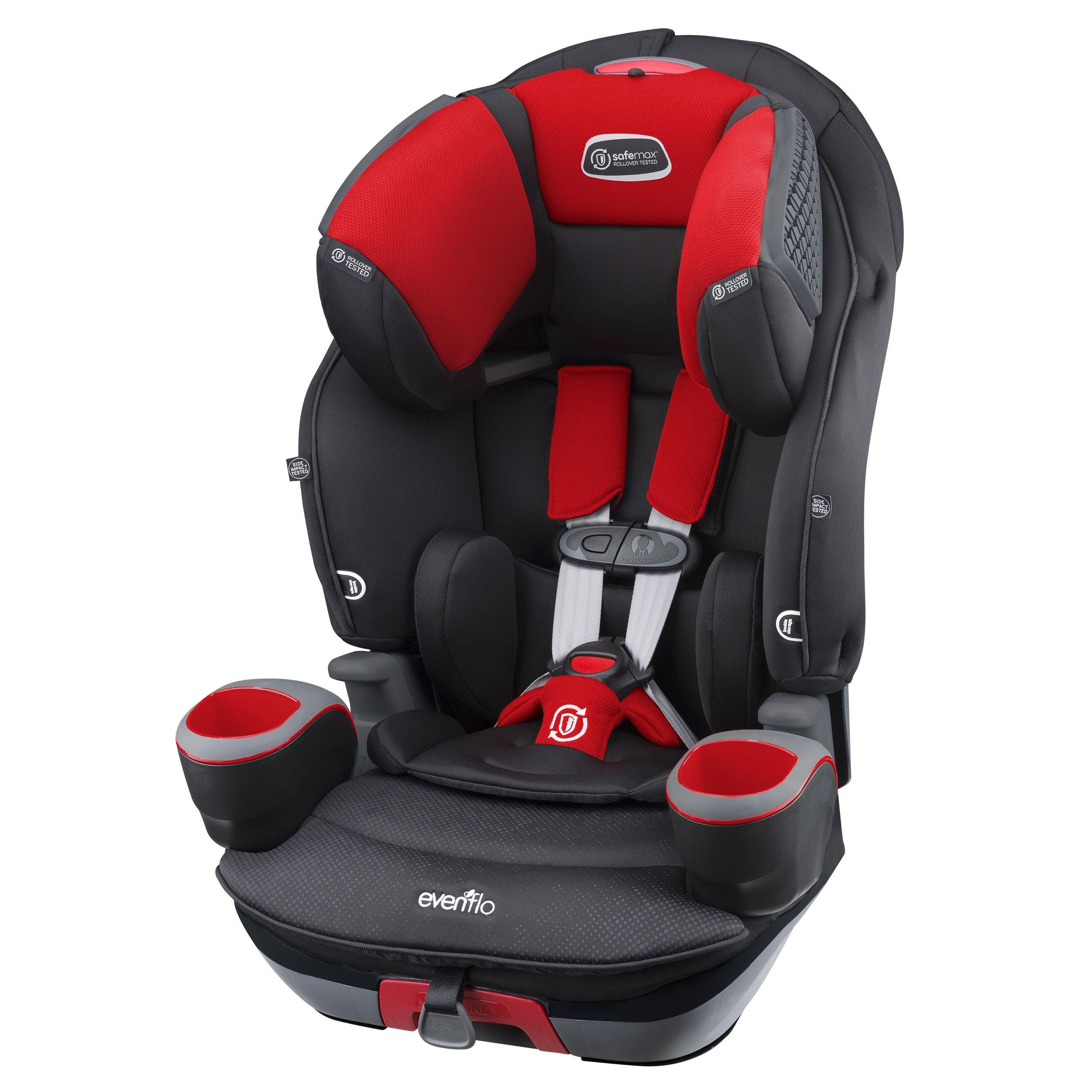 Evenflo SafeMax 3-in-1 Combination Booster Car Seat (Crimson)