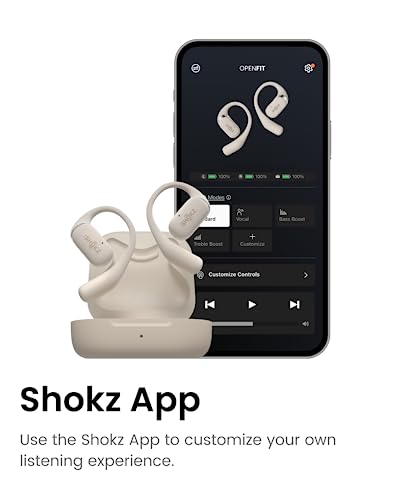 SHOKZ OpenFit Over Ear Bluetooth headphones