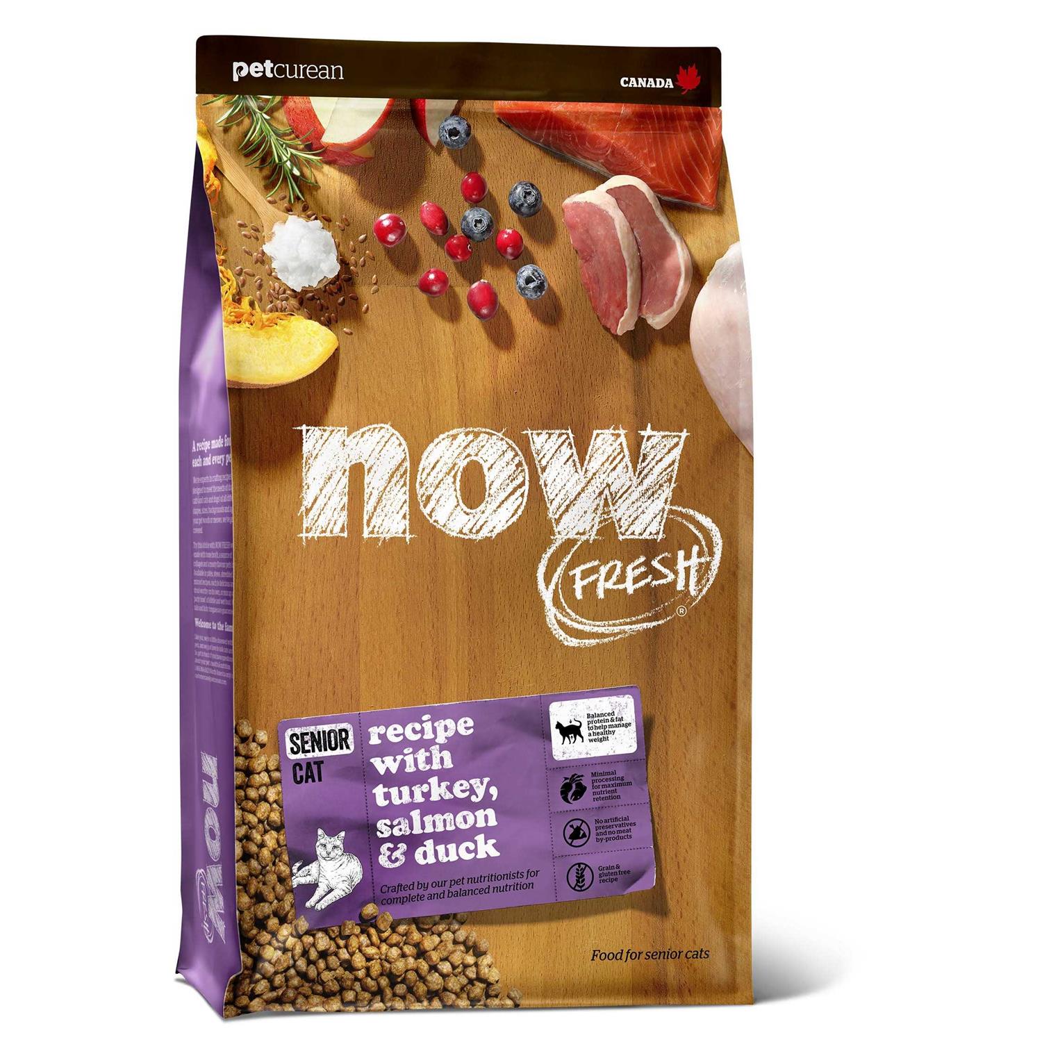 Now Fresh Grain-Free Senior Dry Cat Food - Pet Supplies online store