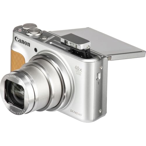 Canon PowerShot SX740 HS Digital Camera | 20.3MP CMOS Sensor, 40x Optical Zoom, 4K UHD Video