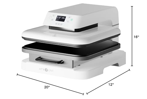 HTVRONT Auto Heat Press Machine for T Shirts - 15x15 Smart T Shirt Press Machine with Auto Release - Professional Heat Press for Sublimation, Vinyl