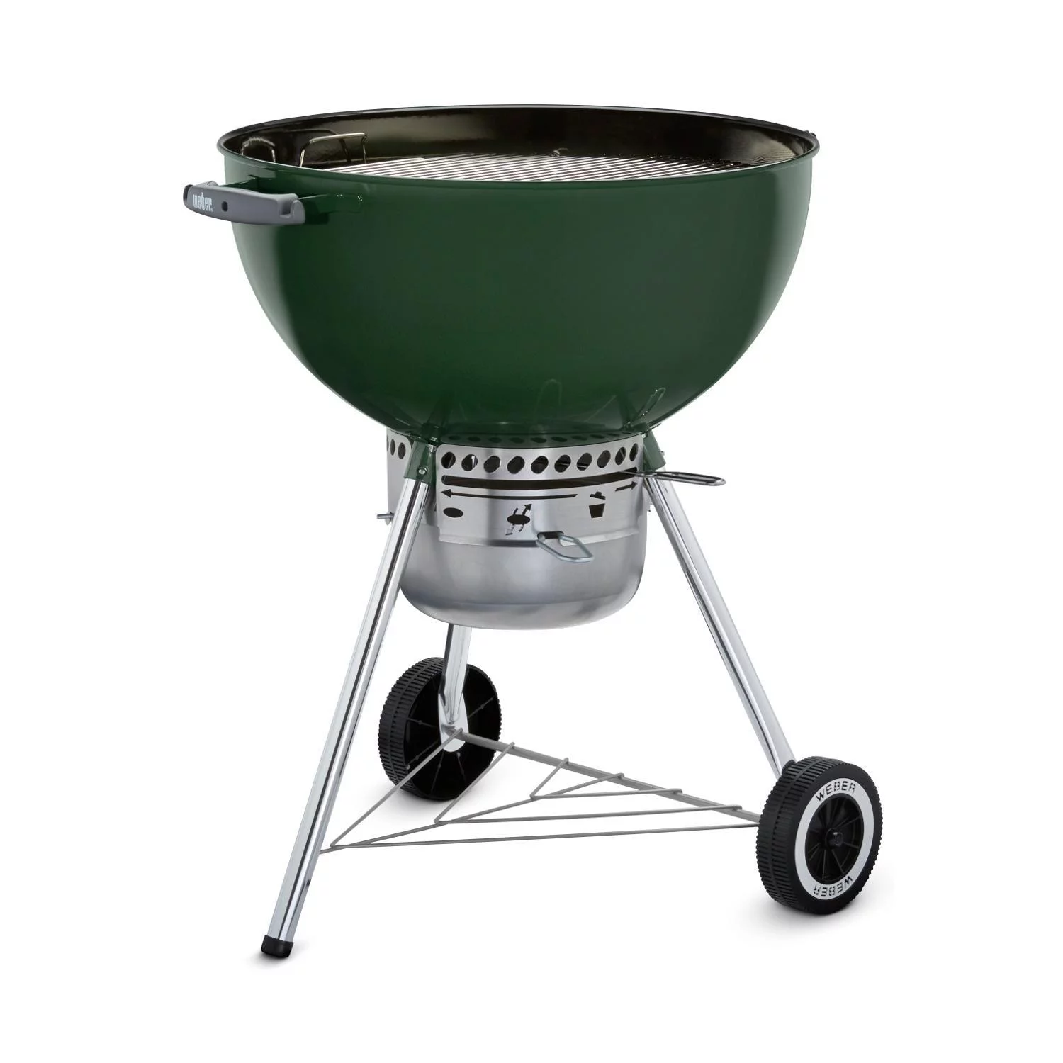 Weber Original Kettle Premium 22-Inch Charcoal Grill - Green - 14407001