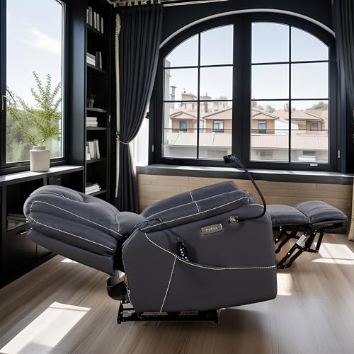 Power Zero Gravity Chair: Electric Recliner with Heat and Massage, Phone Holder for Living Room, Side Pockets, OKIN Motor, USB Port