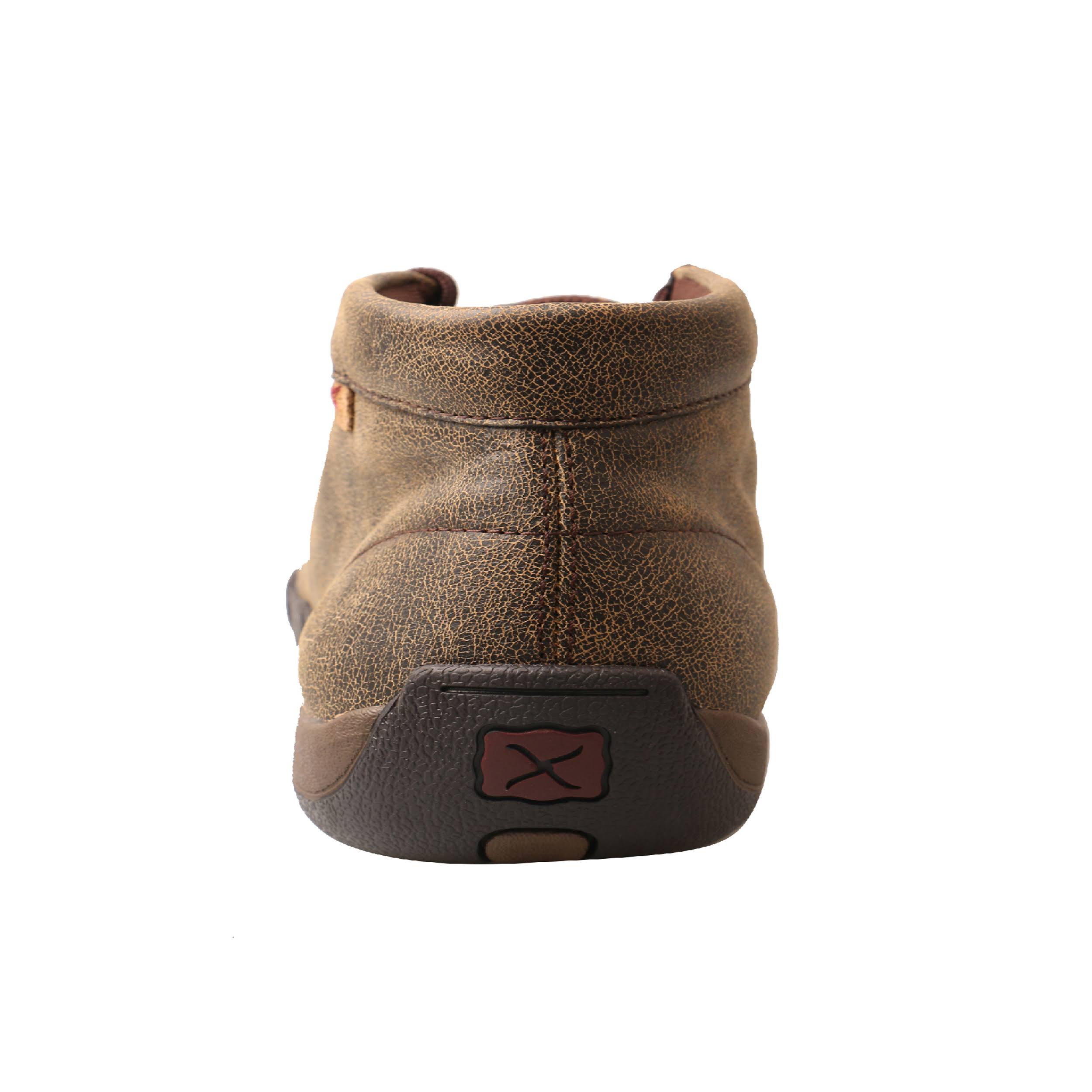 Twisted x Men&s MDM0067 Driving Moc, Cayman Print/Brown Leather