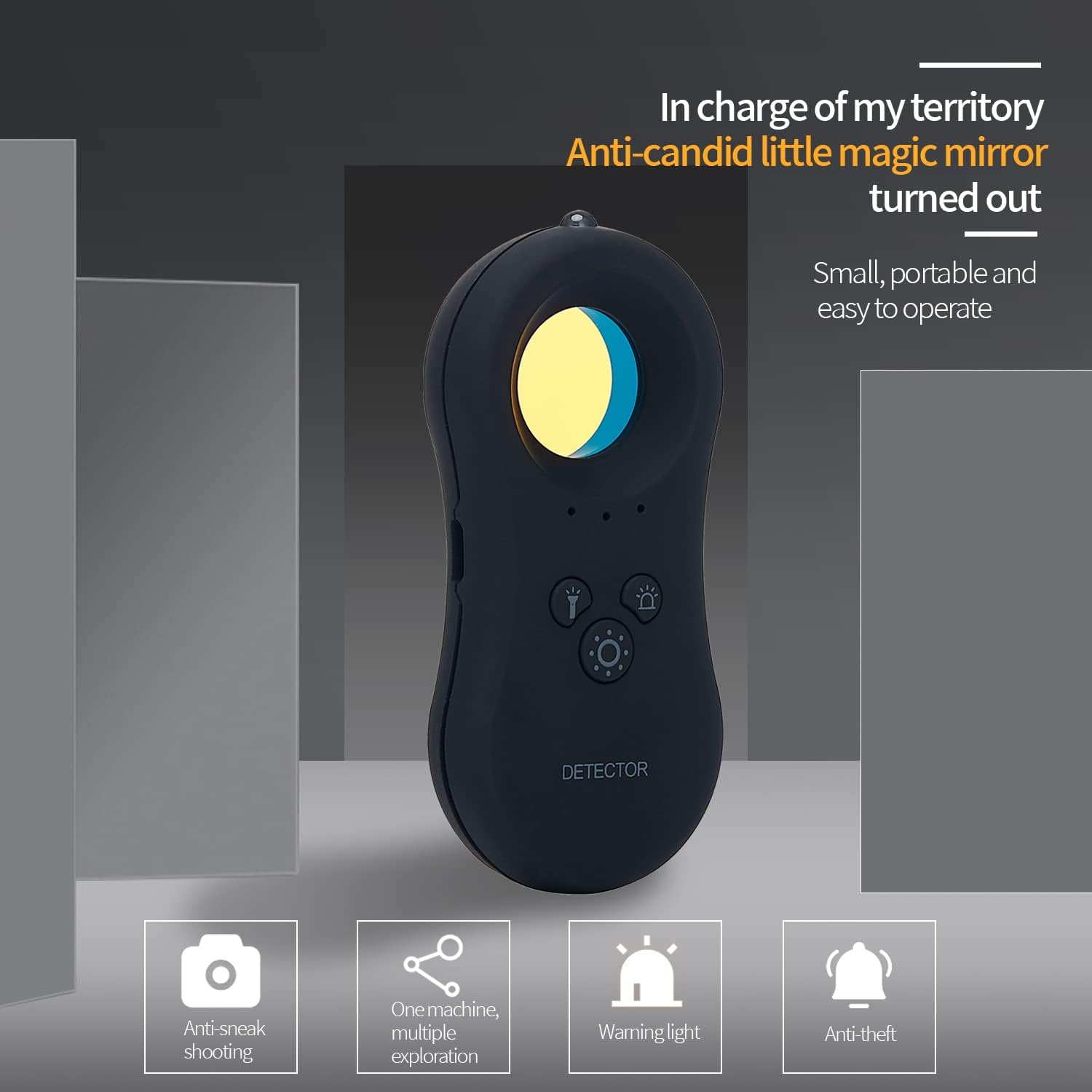 Hidden Camera Detector, Camera Detector by NOYAFA with Rechargeable Infrared Viewfinders